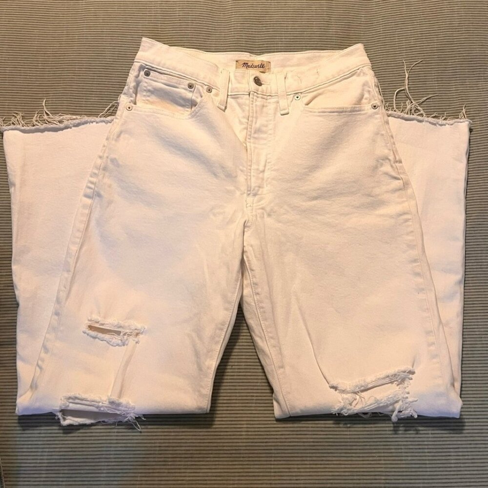 Madewell | PVJ | White Denim | Distressed | 28